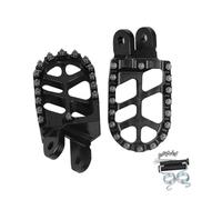 Rest Pedal For H-ONDA XR650R 2000-2007 2006 2005 2004 2003 2002 2001 Motorcycle Accessories Footrest Foot Pegs Pedal Floorboard Footpeg(Black- Silver)