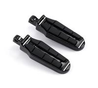 Rest Pedal For Harley Sporster XL 883 1200 Motorcycle 10mm Footrest Foot Pegs Accessories(Black- Silver)