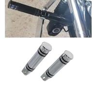 Rest Pedal Motorcycle Accessories Rider Foot Rest Footpegs Footboard For Harley For Blackline FXS 2011-2015 2014 2013 2012 Foot Peg Pedal(Silver)