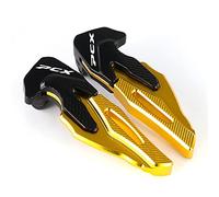 Rest Pedal Motorcycle CNC Rear Foot Peg Rests For H-ONDA PCX125 PCX150 PCX 125 PCX 150 2019 2020 Passenger Pedal Footrests Footboards(Gold)