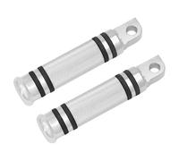 Rest Pedal Motorcycle CNC Rear Foot Pegs Rest Black Chrome Passenger Pedal For Harley Softail For Dyna Sportster XL For Touring FLHX(Chrome)