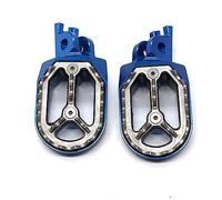 Rest Pedal Motorcycle Footpeg Foot Pegs Pedal Footrest For H-ONDA CRF150R CRF 150R 2007-2020 2019 2018 2017 2016 2015 2014 2013 2012 2011 2010 2009 2008(Blue silver)