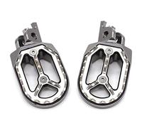 Rest Pedal Motorcycle Footpeg Foot Pegs Pedal Footrest For H-ONDA CRF450R 2002-2019 2018 2017 2016 2015 2014 2013 2012 2011 2010 2009 2008 2007 2006 2005 2004 2003(Gray silver)