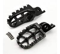 Rest Pedal Motorcycle Footpeg Foot Pegs Pedal Footrest For H-ONDA CRF450R 2002-2019 2018 2017 2016 2015 2014 2013 2012 2011 2010 2009 2008 2007 2006 2005 2004 2003(Black- Silver)