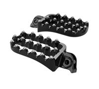 Rest Pedal Motorcycle Forged Footrests For 390 Adventure 2020 2021 2022 2023 2024 Wide Foot Pedals Flat Footpegs(Black- Silver)