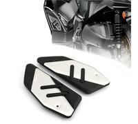 Rest Pedal Motorcycle Front Floorboard Accessories Footrest Foot Pads Pedal Plate Pedals For Y-AMAHA X-MAX 125 2017-2024 2023 2022 2021 2020 2019 2018(Silver)