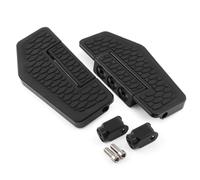 Rest Pedal Motorcycle Front Floorboards Hex Footpegs For H-ONDA VT1100C2 For Shadow Saber 2000 2001 2002 2003 2004 2005 2006 2007 Footrests Pedal(Black- Silver)
