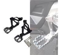 Rest Pedal Motorcycle Passenger Aluminum Alloy Rear Pedal Foot Stand Folding Footrests Foot For H-ONDA X-ADV 750 2017-2020 2019 2018(Grey)
