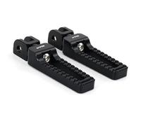 Rest Pedal Motorcycle Rear Foot Pegs Pedals Rest Footrest For H-ONDA VTR1000 SP-2 2002-2005 2003 2004(Black- Silver)