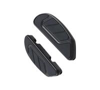 Rest Pedal Motorcycle Rear Passenger Floorboard Footboard For Harley For Fat Bob FXDF 2008 2010-2017 2016 2015 2014 2013 2012 2011(Black- Silver)