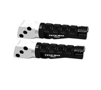 Rest Pedal Motorcycle Rear Pedal Foot Pegs For Y-AMAHA TMAX-560 TMAX560 T-Max 560 Tech Max 2020 2021 2022 Passenger Pedals Footrest Pegs(Black- Silver)