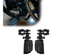 Rest Pedal Motorcycles Footpegs 1" 1-1/4" Highway Foot Pegs For Harley For H-ONDA Street Glide For Road King For Electra For Davidson Dyna Pedal Mount Clamp Footrest
