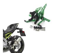 Rest Pedal Set Foot Peg Pedal Accessories For Kawasaki Z900 Z 900 2017-2024 2018 2019 2020 2021 2022 2023 Adjustable Footpeg(Green)