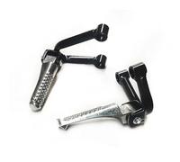 Rest Pedal Universal Motorcycle Refit Rear Passenger Foot Peg Pedal Pad Bracket Side Stand