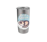 Rest Queen Sleeping Cat Lover's Dream Stainless Steel Insulated Tumbler