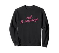 Rest & Recharge Positive Affirmation Script Sweatshirt