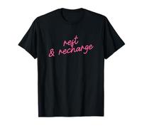 Rest & Recharge Positive Affirmation Script T-Shirt