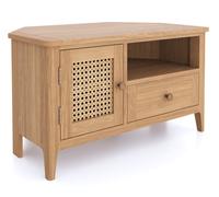 Rest Relax Alderley Oak Corner TV Unit in Beige Rest Relax Beige