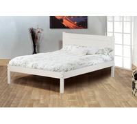 Rest Relax Carlton White Wooden Bed Frame | Size: Small Double Rest Relax White Small Double