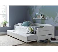 Rest Relax Cosmic White Guest Bed With Trundle 3Ft - Single