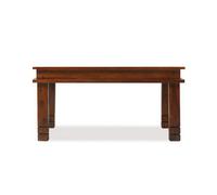 Rest Relax Jaipur Sheesham Chunky Coffee Table 60Cm Wide Brown