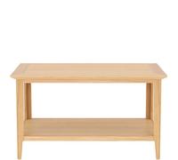 Rest Relax Keswick Oak Coffee Table With Shelf Beige