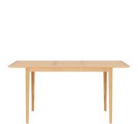 Rest Relax Keswick Oak Extending Dining Table 140Cm-180Cm Beige