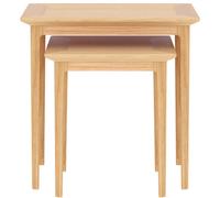 Rest Relax Keswick Oak Nest of 2 Tables in Beige Rest Relax Beige