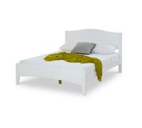Rest Relax Laurel White Wooden Bed Frame - 4Ft6 - Double