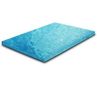 Rest Relax Memory Gel High Reacting Foam Orthopaedic Mattress Topper, 5cm in Blue | Size: Single Rest Relax Blue Single