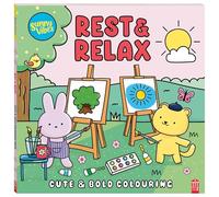 Rest and Relax or Love and Hugs Colouring Book