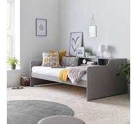 Rest Relax Trent Wooden Guest Single Bed Grey