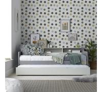 Rest Relax Trent Wooden Guest Single Bed With Trundle White
