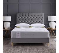 Rest Relax Victoria 1500 Natural Pocket Sprung Tufted Mattress in White | Size: Super King Rest Relax White Super King