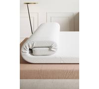 Rest Relax Visco Therapy 5cm Laytech Enhance Mattress Topper for Ultimate Comfort in White | Size: Small Double Rest Relax White Small Double