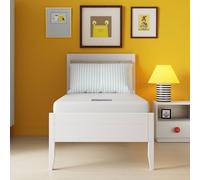 Rest Relax Visco Therapy Thrive Kids Trundle 10cm Support Foam Mattress for Kids in White | Size: Small Single Rest Relax White Small Single