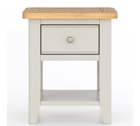 Rest Relax Windham Painted Lamp Table in Grey | Size: Z Rest Relax Grey Z
