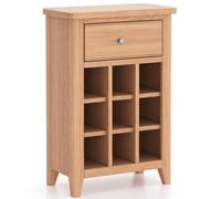 Rest Relax Windham Wine Cabinet Light Oak