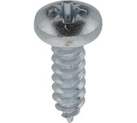 Restagraf 627 Sheet Metal Screws, Zinc White, 4.8 mm x 16 mm