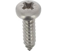 Restagraf - Sheet metal screws - Pozidrive domed cylindrical head - Stainless steel - Standard DIN 7981 - Body fastening - SKU 7080 - Bag of 20