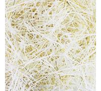 RESTALLADNWEST 210g Shredded Tissue Paper, White And Gold Box Filler, Ideal For All Occasions