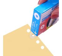 RESTALLADNWEST 250pcs Hole Reinforcement Stickers, Binder Protectors, Loose Leaf Paper Labels, Round Self-Adhesive Punch Office School Home Supplies