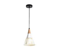 Restaurant Bar Café,Hanging Light,Three Heads LED During Lighting,E27 Nordic Boutique Decoration Concise Iron Art Chandelier Lighting-White. Single Head