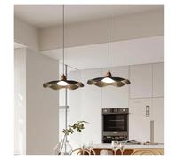 Restaurant Chandelier Nordic Retro Lotus Leaf Indoor Bedroom Lighting Fixtures(Dimmable,2 Heads)