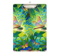 Restaurant clipboard Dragonfly Gothic Goth Colorful Standard Hole for First Year Teacher Must Haves Size 9 x 12.5 Tabla para escribir con Clip
