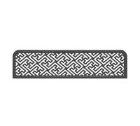 Restaurant Decorative Partitions, Hollowed Out Carving Divider Screens for Dining Areas, Ironwork Countertop Partition, Adjustable Length 50-180cm