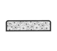 Restaurant Decorative Partitions, Hollowed Out Carving Divider Screens for Dining Areas, Ironwork Countertop Partition, Adjustable Length 50-180cm