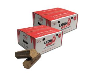 Restaurant Grade 100% Natural Beech Pizza Oven Fuel Compressed Log Briquettes 2 X 14Kg