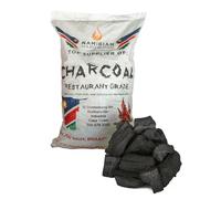 Restaurant High-Grade BBQ Lumpwood Charcoal - 10 KG - Up to 25cm Large Pieces. Made from Namibian Hardwoods, For Grilling, Barbecue, Outdoor Cooking