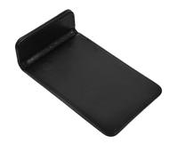 Restaurant Menu Clipboard with Magnetic Clip, Faux Leather Black
